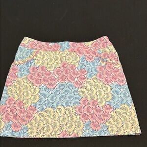 Floral Patterned Women's Skort
